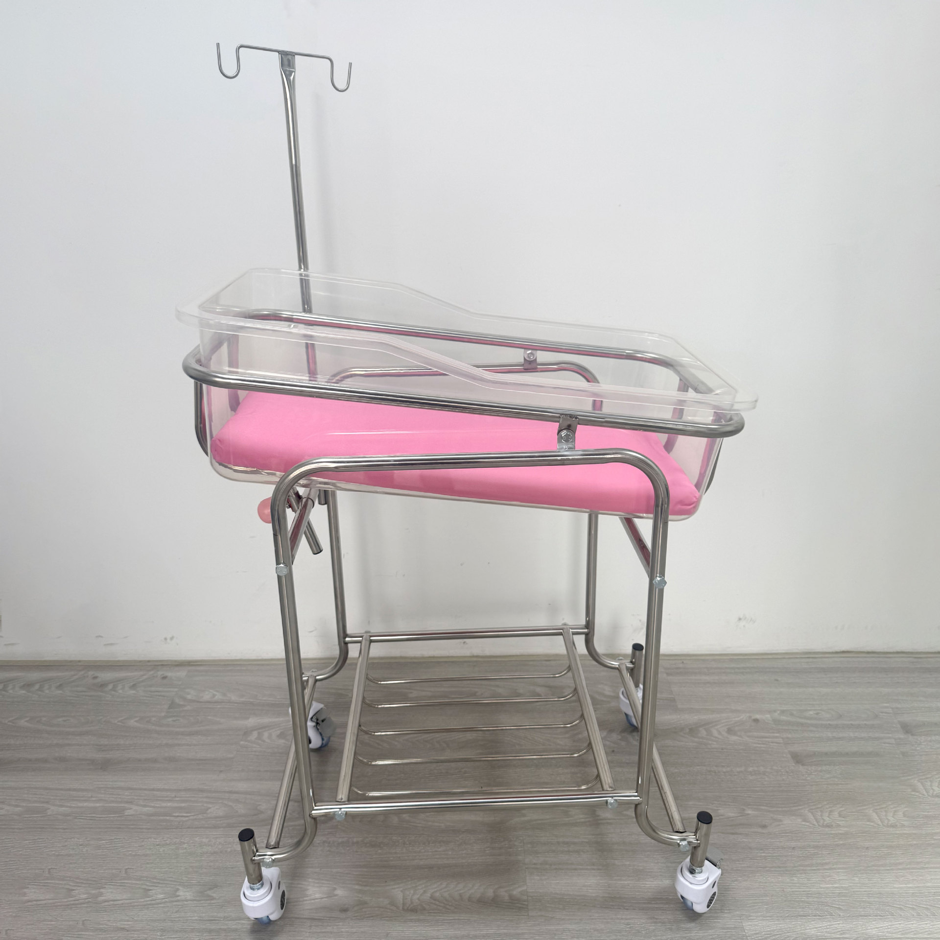 Baby Nursery Trolley - Chariot de bébé en acier inoxydable