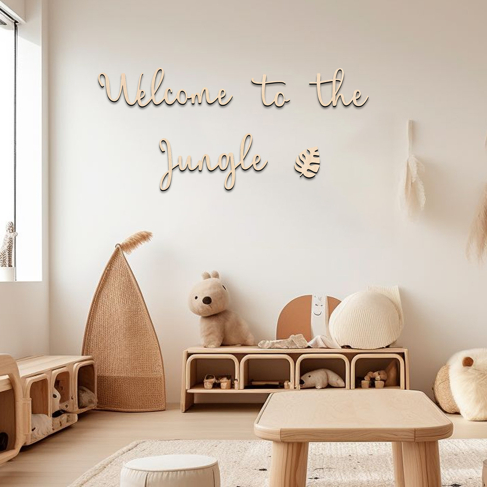 Baby Nursery Products - Panneau en bois de bienvenue dans