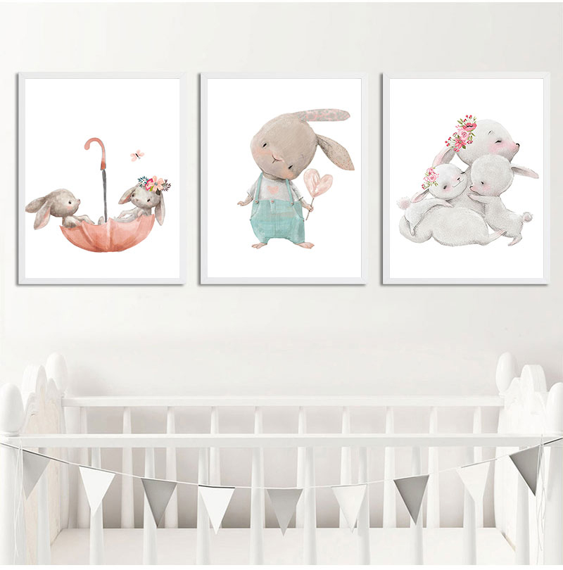 1PC Impression d'art décorativ - Baby Nursery Animal Prints avis et prix