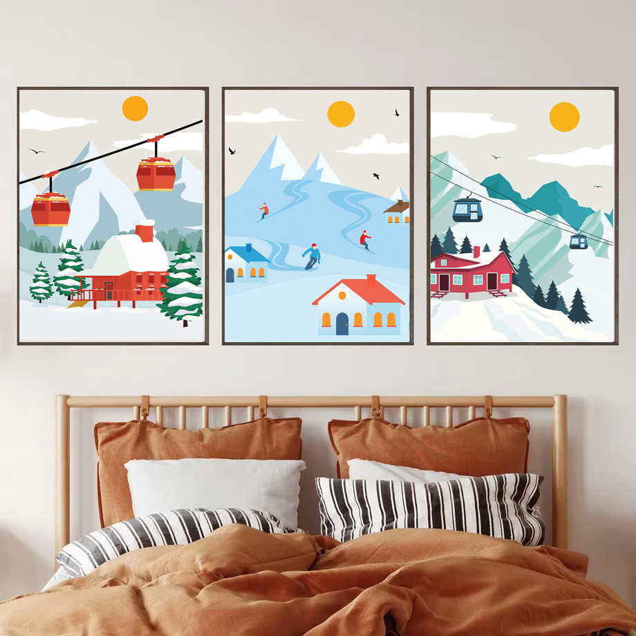 Toile murale minimaliste sur l - Baby Nursery Themes Boy avis et prix