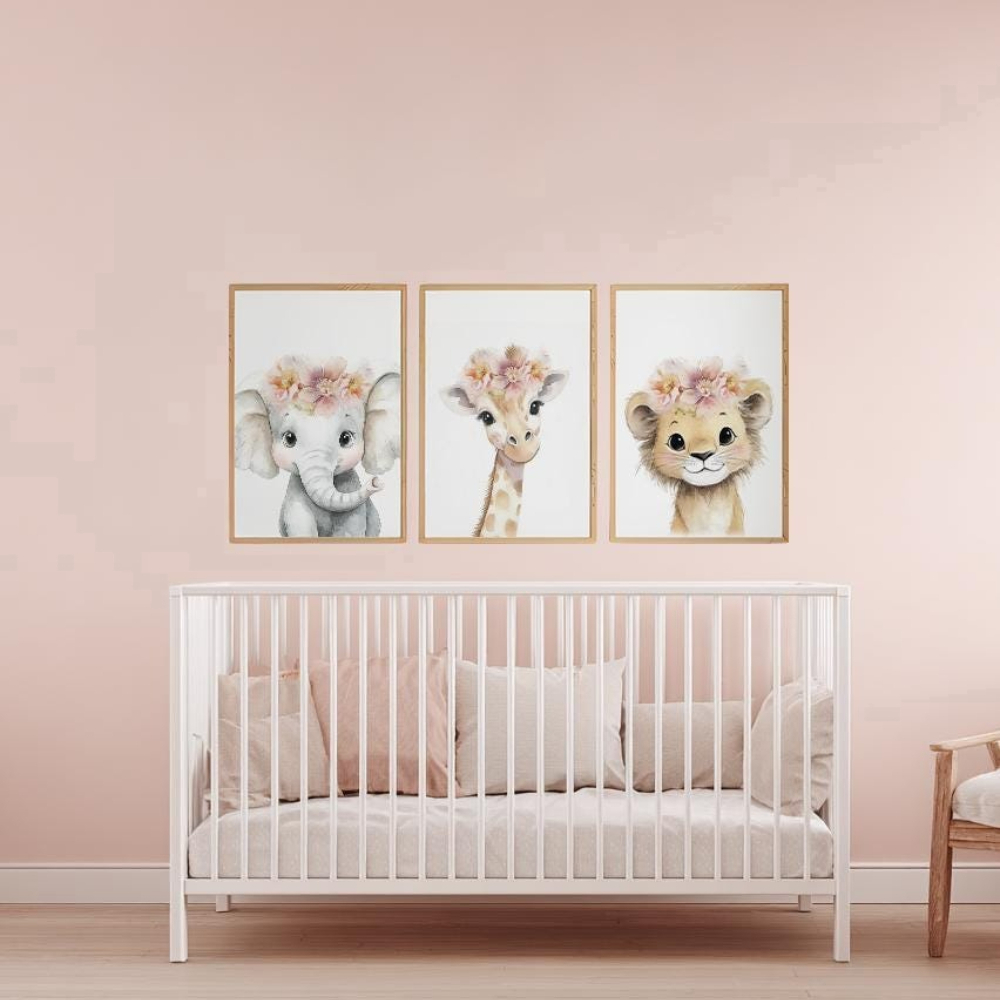Ensemble d'art mural pour cham - Baby Nursery Elephant avis et prix