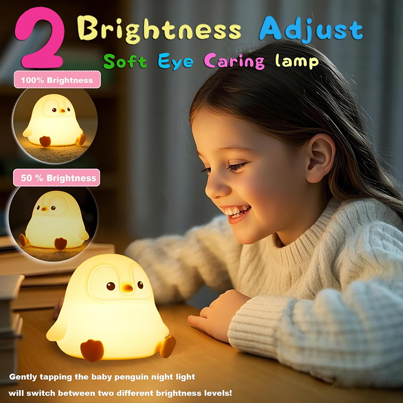 Veilleuse Mignonne Pingouin en - Baby Nursery Table Lamp avis et prix