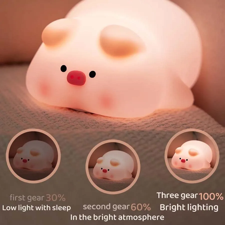 Piggy Bunny Veilleuse LED, Lam - Baby Nursery Table Lamp avis et prix