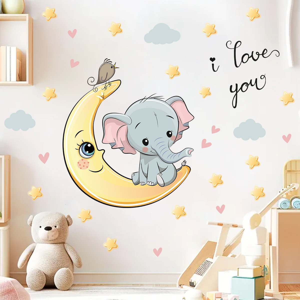 Stickers muraux de dessin anim - Baby Nursery Elephant avis et prix