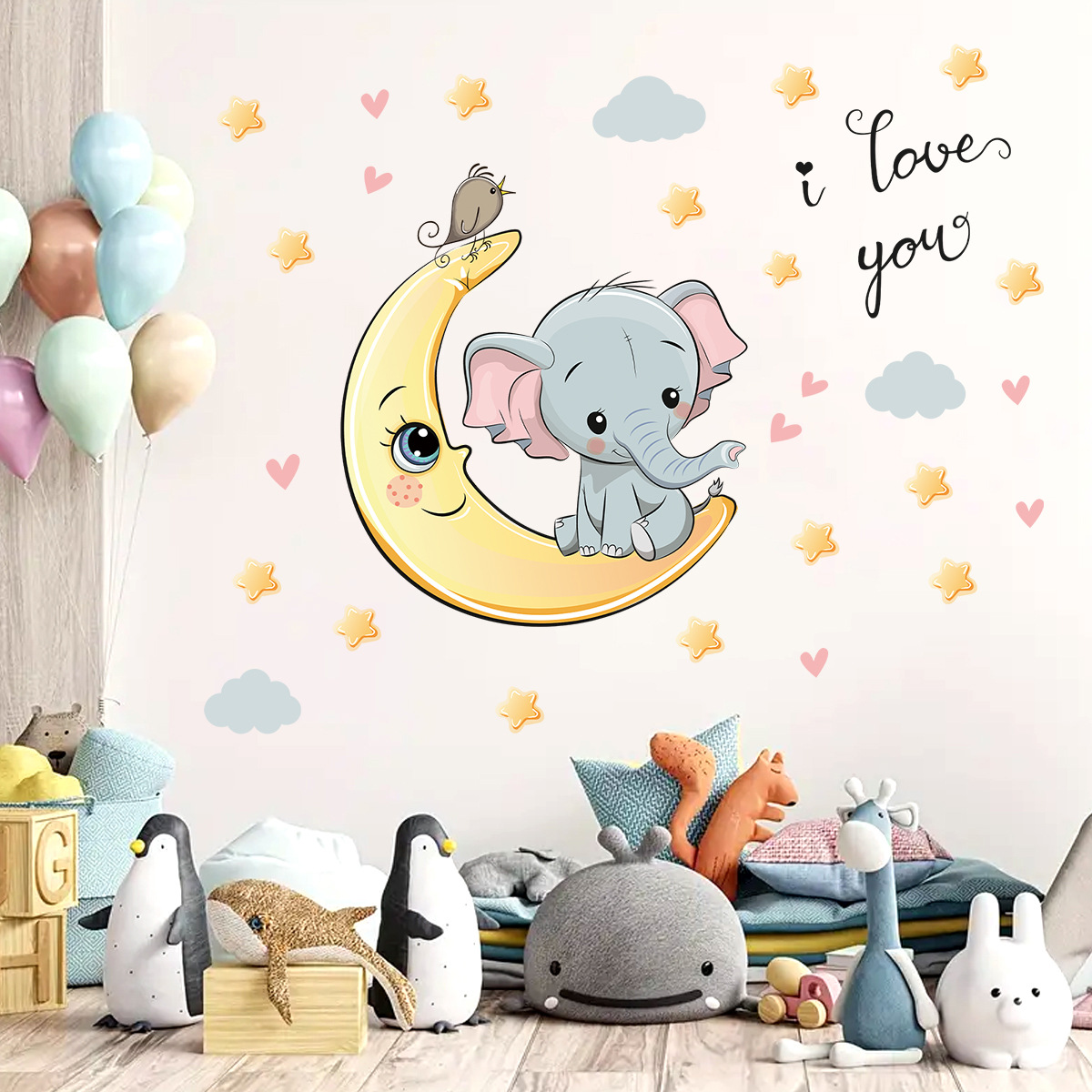 Stickers muraux de dessin anim - Baby Nursery Elephant avis et prix