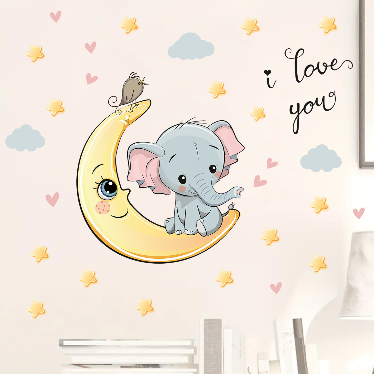 Stickers muraux de dessin anim - Baby Nursery Elephant avis et prix
