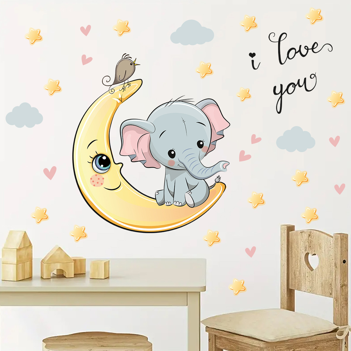Stickers muraux de dessin anim - Baby Nursery Elephant avis et prix