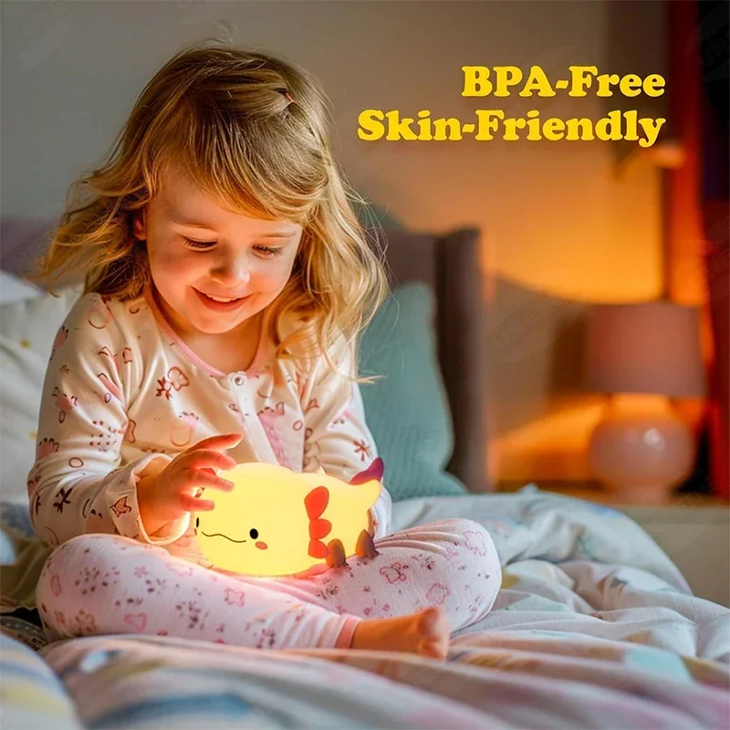 Axolotl – veilleuse en Silicon - Baby Nursery Table Lamp avis et prix