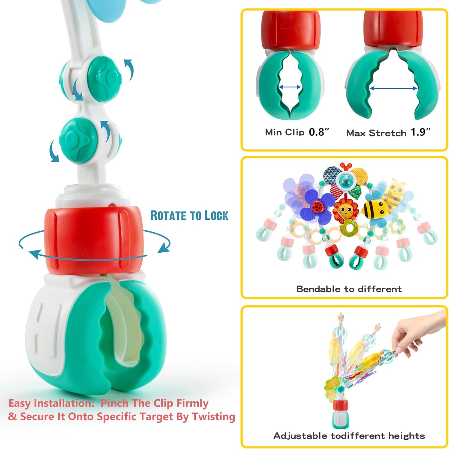 Arche de poussette réglable av - Baby Nursery Trolley avis et prix