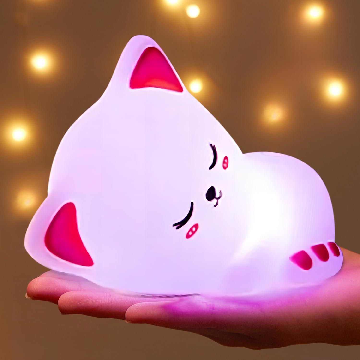 Lampe de nuit LED en silicone  - Baby Nursery Table Lamp avis et prix
