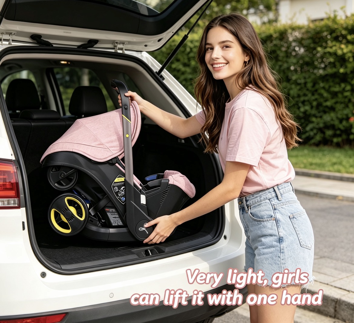Poussette bébé 2 en 1 avec nac - Baby Nursery Trolley avis et prix
