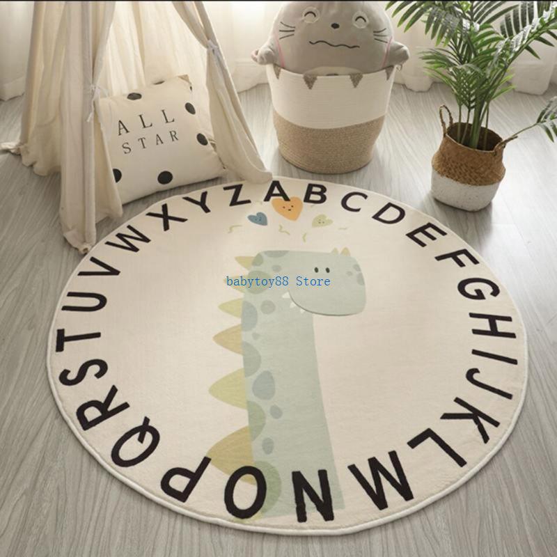 Y4UD – tapis jeu rond imprimé  - Baby Nursery Animal Prints avis et prix