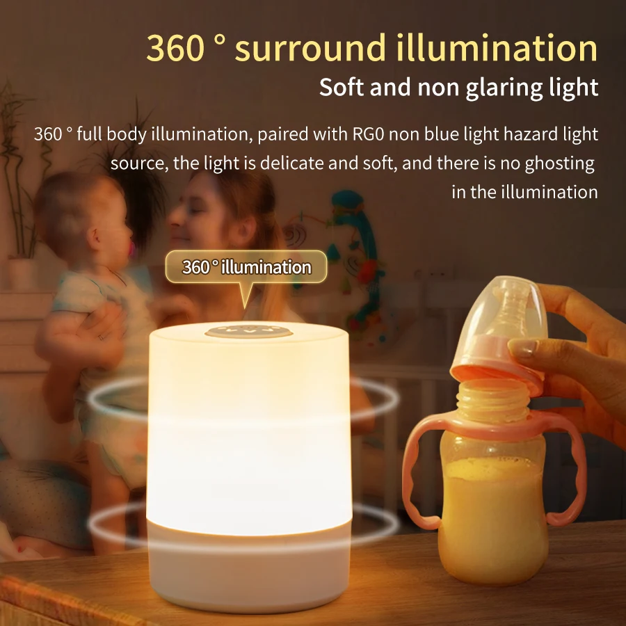 Veilleuse LED aste avec téléco - Baby Nursery Table Lamp avis et prix