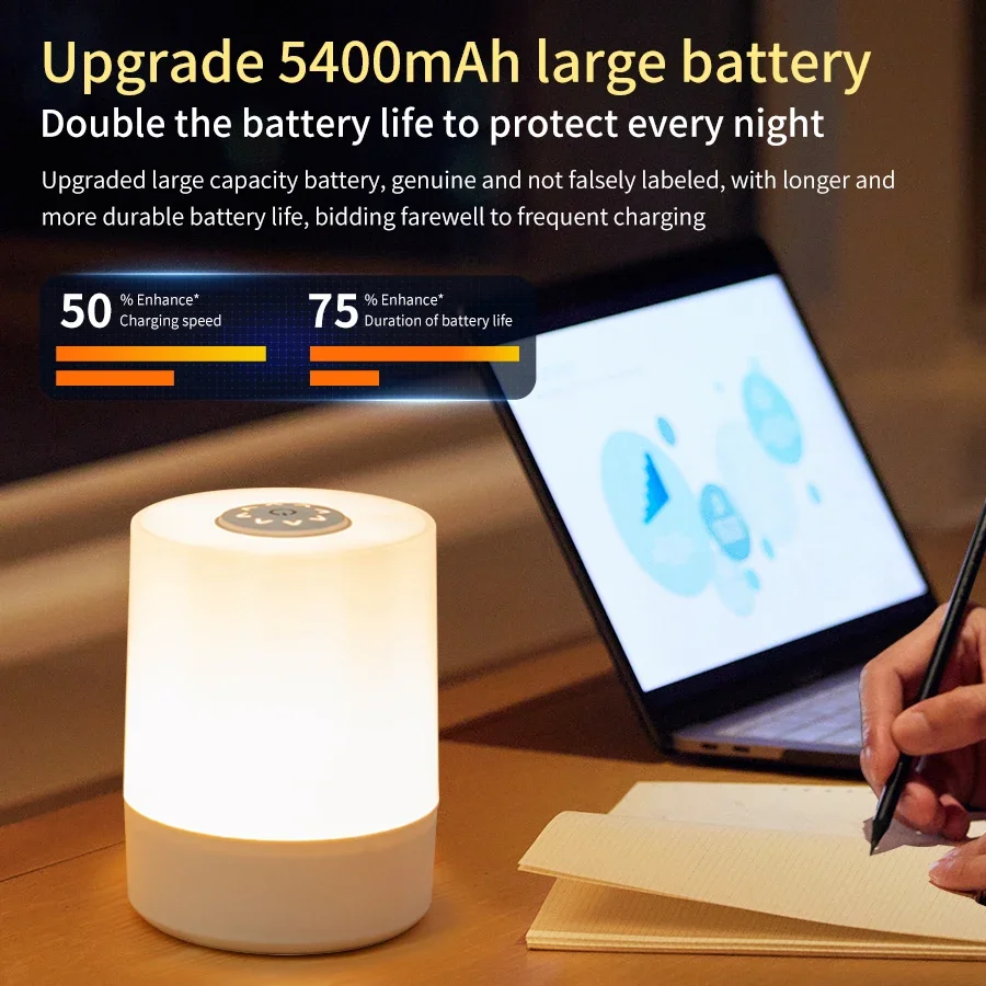 Veilleuse LED aste avec téléco - Baby Nursery Table Lamp avis et prix