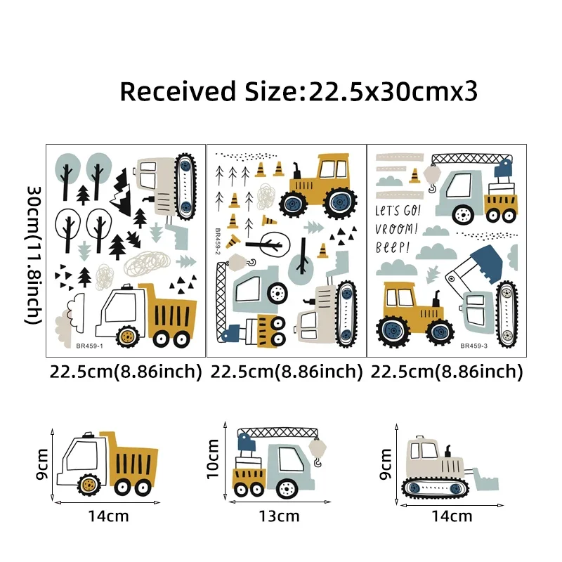 Autocollants muraux de camion  - Baby Nursery Products avis et prix