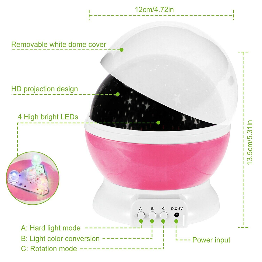 Lampe de nuit projecteur ciel  - Baby Nursery Table Lamp avis et prix