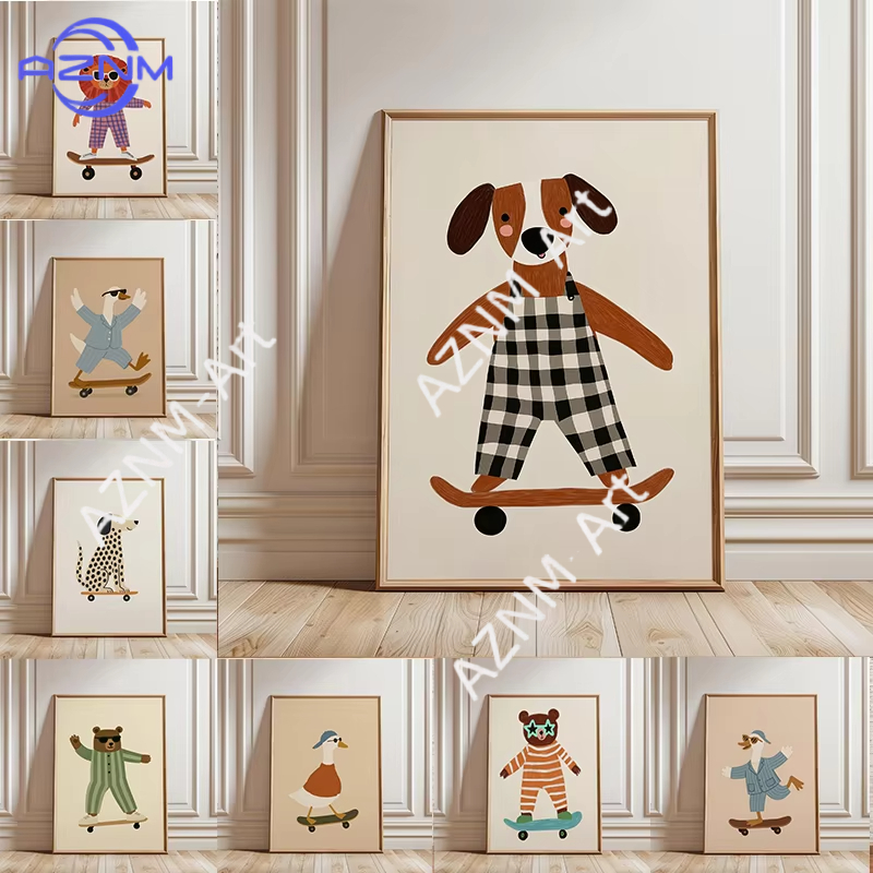Affiche de skateboard amusante - Baby Nursery Products avis et prix