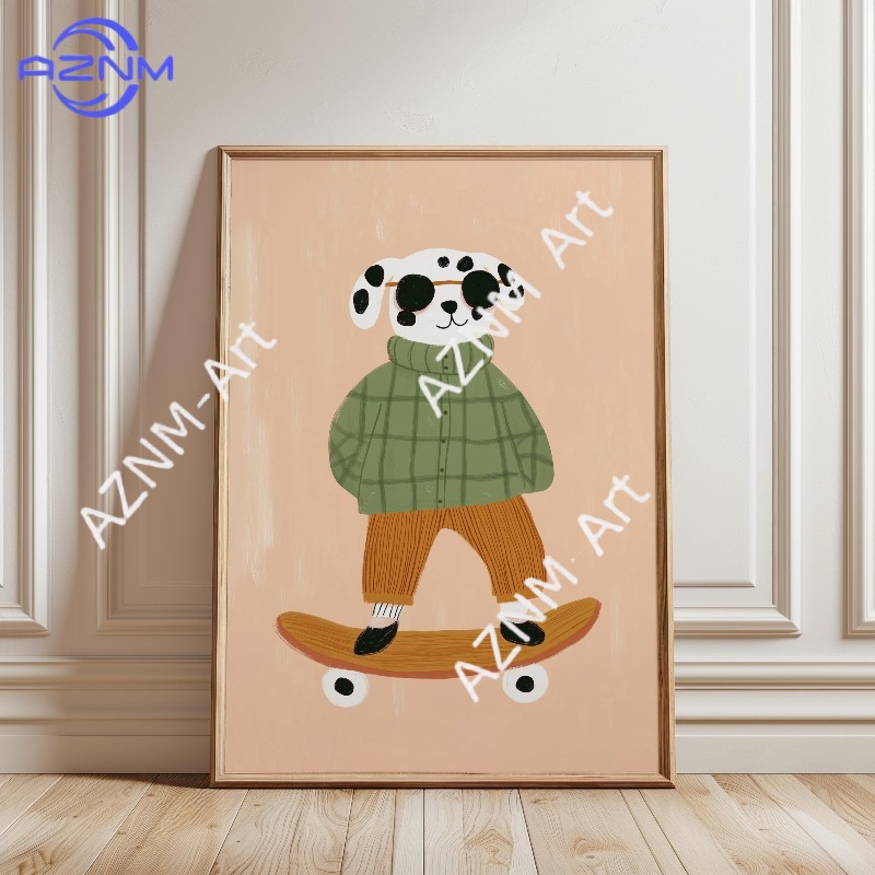 Affiche de skateboard amusante - Baby Nursery Products avis et prix